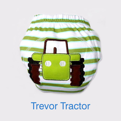 "BIG KID" Toilet Training Pants: Multi Purchase Special [Design: Trevor Tractor] [Size: Large (12-18kg)]